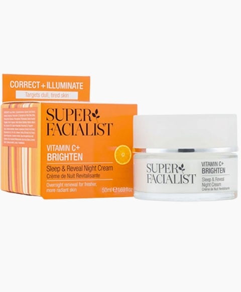 CRÈME DE NUIT SOMMEIL ET RÉVÉLATEUR À LA VITAMINE C SUPER FACIALIST 
