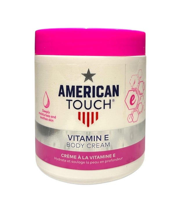 CRÈME POUR LE CORPS À LA VITAMINE E AMERICAN TOUCH