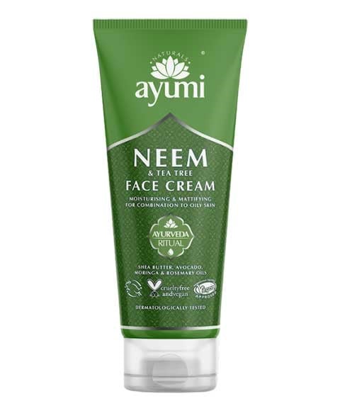 CRÈME VISAGE AU NEEM ET À L'ARBRE À THÉ AYUMI NATURALS 