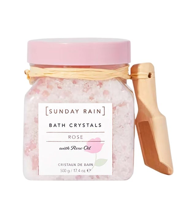 CRISTAUX DE BAIN À LA ROSE 