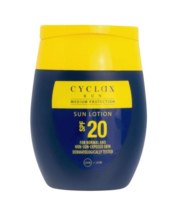 CYCLAX LOTION SOLAIRE MOYENNE PROTECTION 20 SPF 