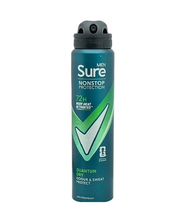 DÉODORANT SEC QUANTUM SPRAY 72H NON STOP PROTECTION HOMME 