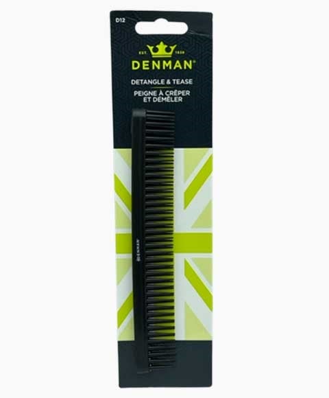 DENMAN TAME 'N' TEASE BROSSE À CHEVEUX C012 NOIR 
