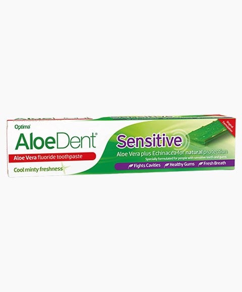 DENTIFRICE AU FLUORURE D'ALOE VERA ALOEDENT SENSIBLE 