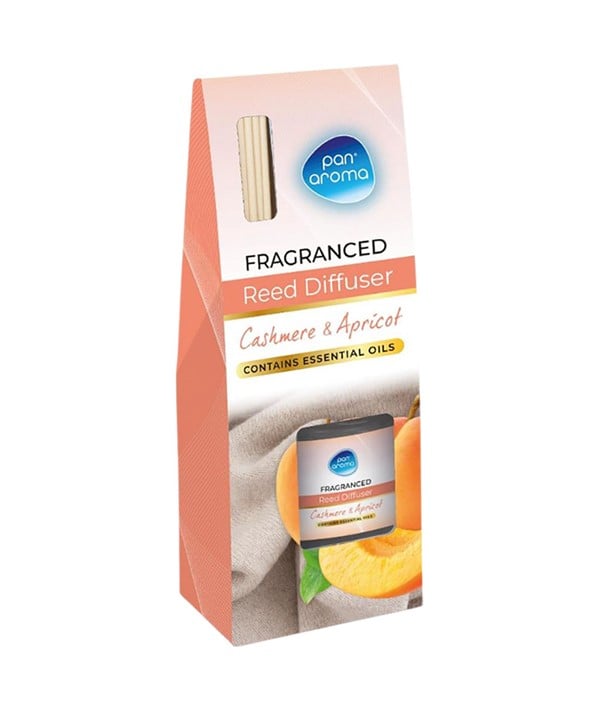 Diffuseur à roseaux cachemire et abricot 