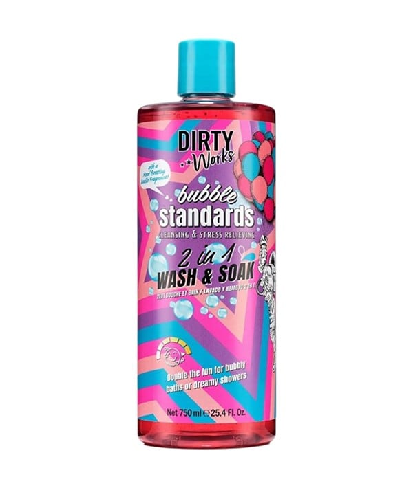DIRTY WORKS BUBBLE STANDARDS 2 EN 1 Lavage et trempage 