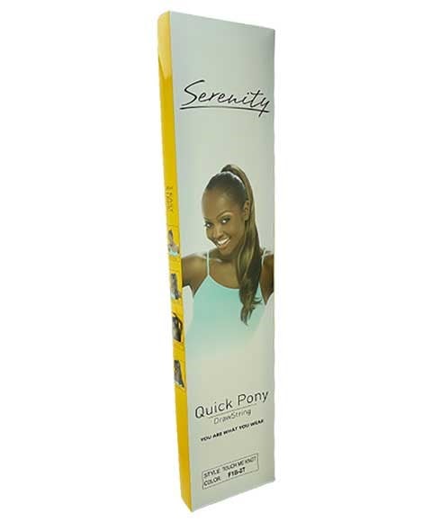 DRAWSTRING SYN QUICK PONY TOUCH ME NOEUD 