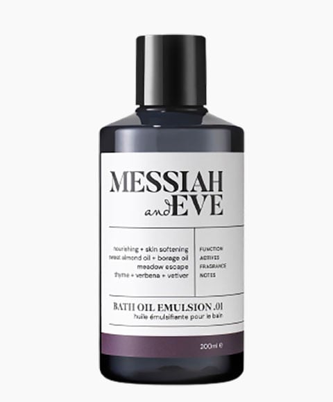 ÉMULSION D'HUILE DE BAIN MESSIE ET ​​ÈVE 01 