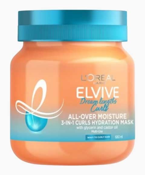 ELVIVE DREAM LENGTH CURLS MASQUE HYDRATATION SUR TOUTE L'HUMIDITÉ