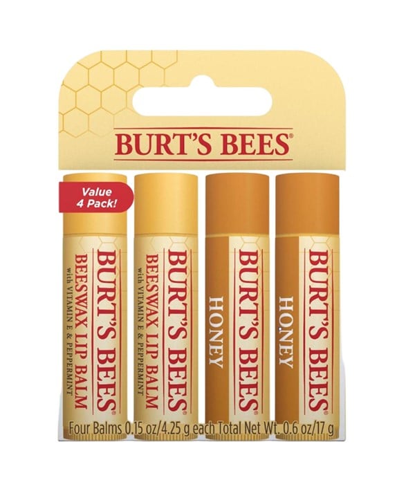 ENSEMBLE DE BAUMES À LÈVRES HYDRATANTS À LA CIRE D'ABEILLE ET AU MIEL BURTS BEES