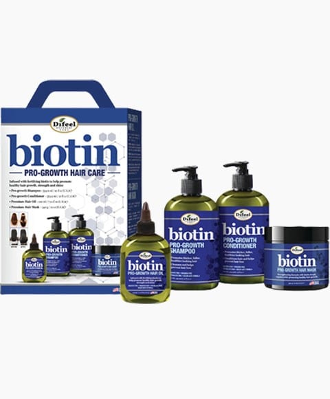 ENSEMBLE DE SOINS CAPILLAIRES DIFEEL BIOTIN PRO CROISSANCE 
