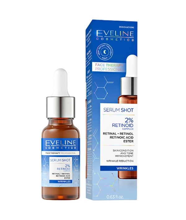 EVELINE FACE THERAPY SERUM SHOT 2 POUR CENT DE RIDES RÉTINOÏDES