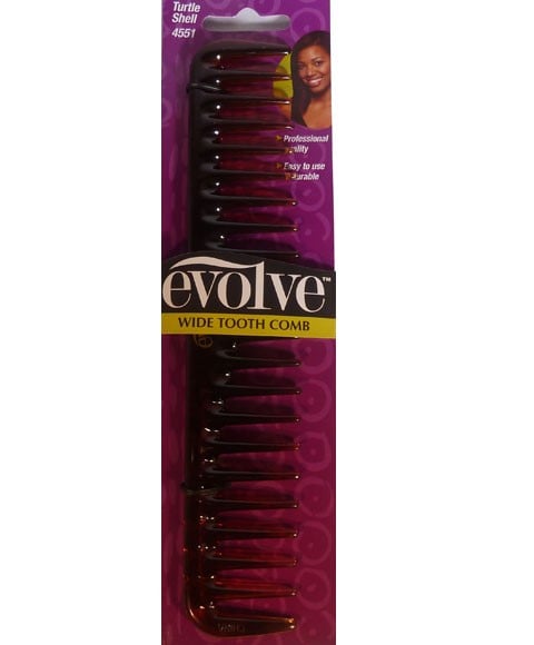 EVOLVE PEIGNE À DENTS LARGES TURTLE SHELL 4551 