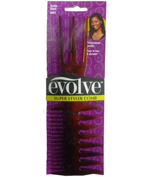 EVOLVE SUPER STYLER PEIGNE TURTLE SHELL 4001 