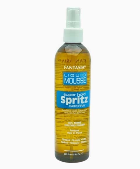 FANTASIA LIQUID MOUSSE SUPER HOLD SPRITZ SPRAY POUR CHEVEUX