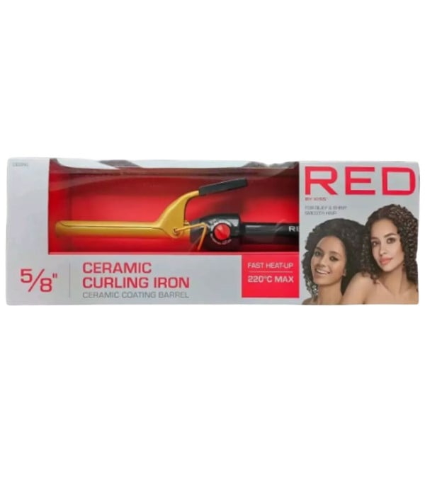 FER À FRISER EN CÉRAMIQUE RED BY KISS CI03NG 