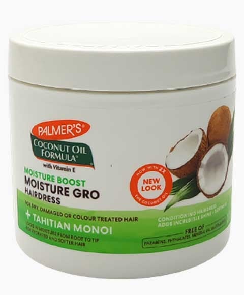 FORMULE D'HUILE DE COCO MOISTURE GRO COIFFURE AVEC VITAMINE E 