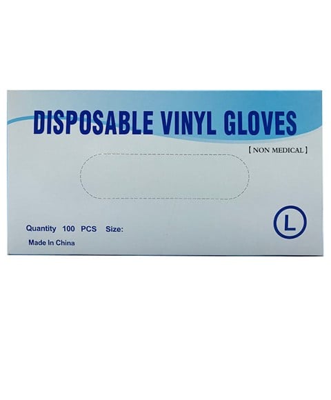 GANTS EN VINYLE JETABLES NON MÉDICAUX