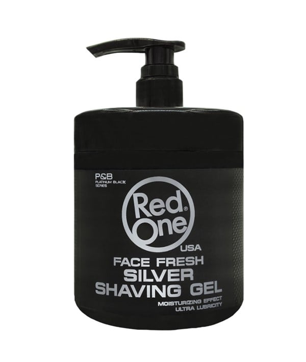 GEL À RASER FRESH ARGENT RED ONE FACE 