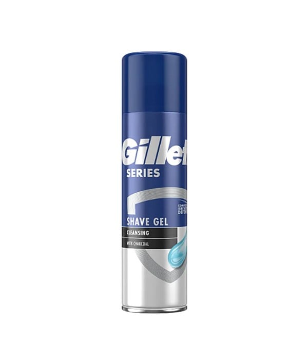 GEL À RASER NETTOYANT GILLETTE SERIES AU CHARBON 