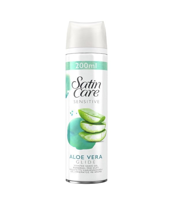 GEL À RASER SATIN CARE ALOE VERA GLIDE POUR FEMMES