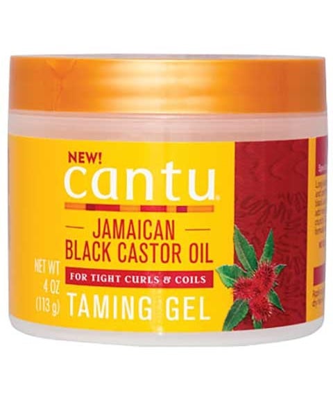 GEL APPRIVOYANT À L'HUILE DE RICIN NOIRE NOIRE CANTU JAMAÏCAINE 