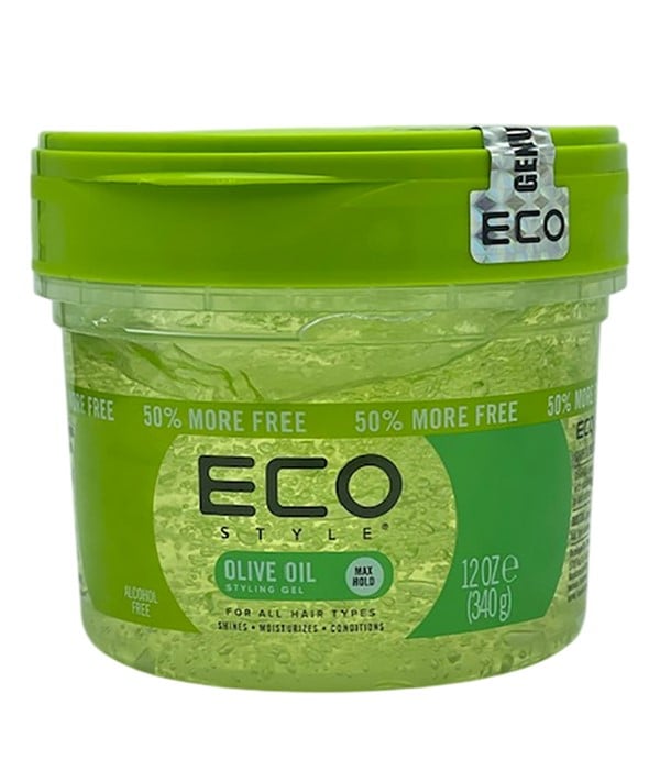 GEL COIFFANT À L'HUILE D'OLIVE ECO STYLE MAX HOLD 