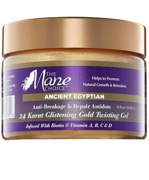 GEL DE TORSION À L'OR BRILLANT 24 CARATS ÉGYPTIEN ANCIEN 