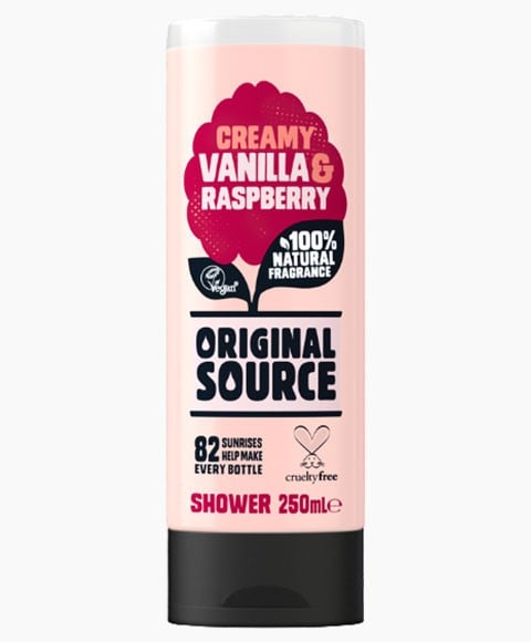 GEL DOUCHE CRÉMEUX VANILLE ET FRAMBOISE