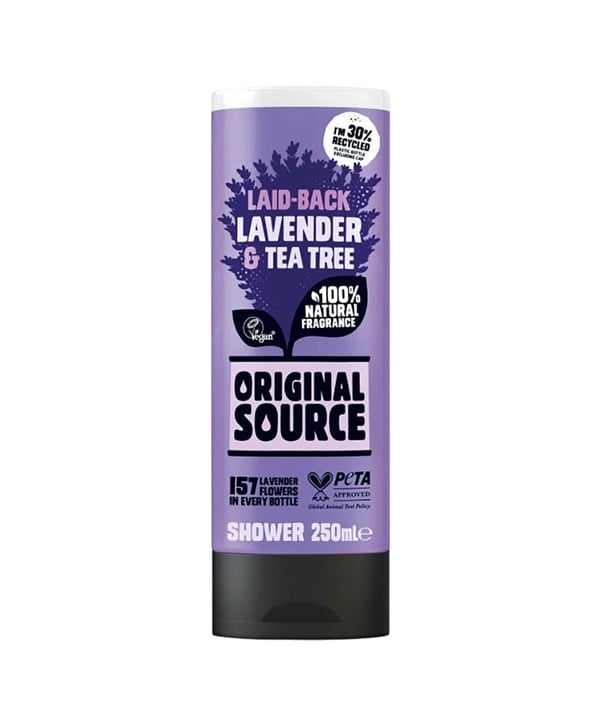 GEL DOUCHE DÉCONTRACTÉ À LA LAVANDE ET À L'ARBRE À THÉ 