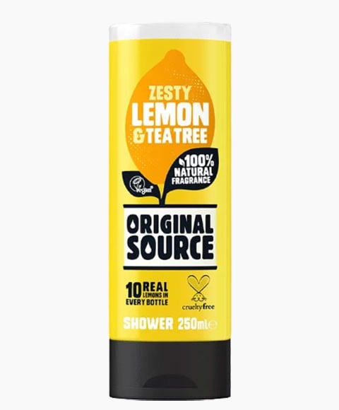 GEL DOUCHE PIQUANT AU CITRON ET À L'ARBRE À THÉ 