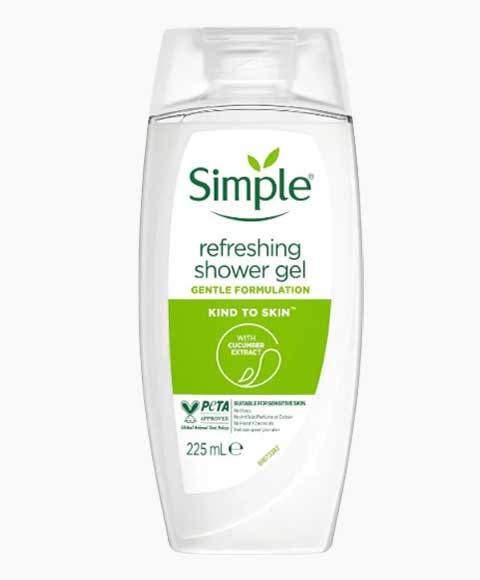 GEL DOUCHE RAFRAÎCHISSANT SIMPLE KIND TO SKIN AU CONCOMBRE EX