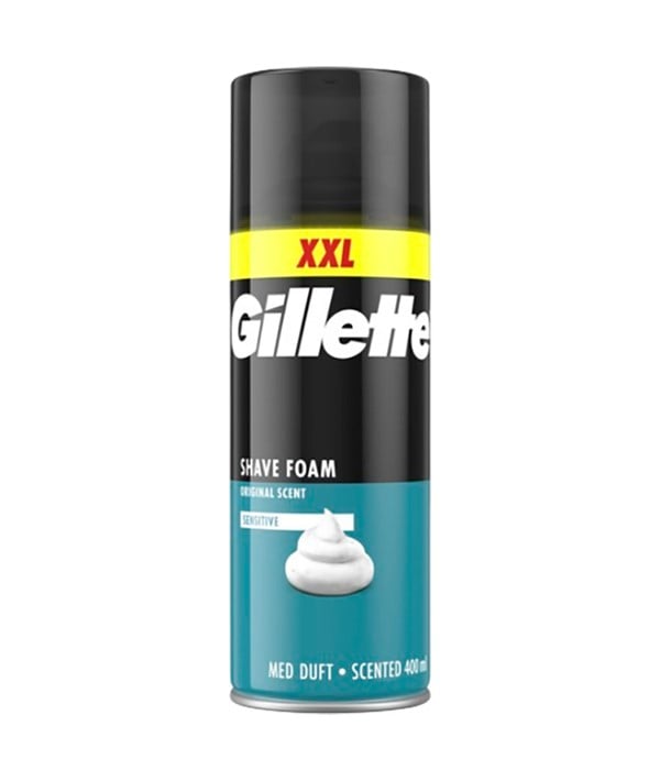 GILLETTE ORIGINAL SCENT MOUSSE À RASER SENSIBLE XXL