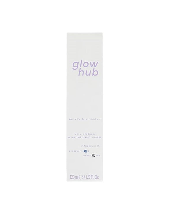 GLOW HUB PURIFIE ET ÉCLAIRCIT LE NETTOYANT À LA GELÉE