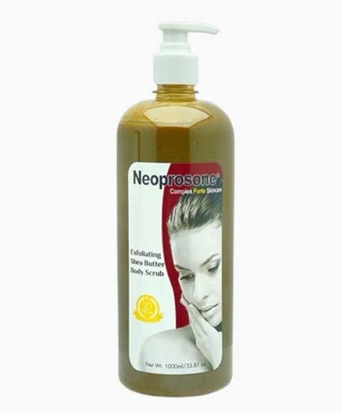 GOMMAGE CORPS EXFOLIANT AU BEURRE DE KARITÉ À LA NEOPROSONE 