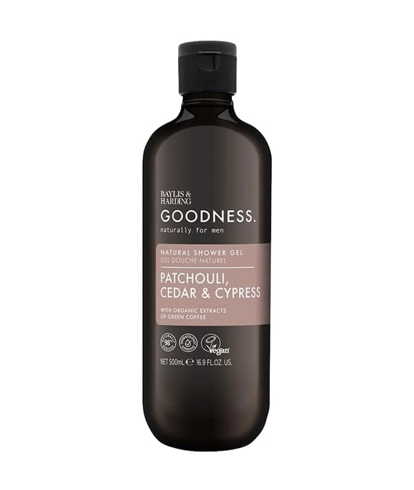 GOODNESS MEN PATCHOULI CÈDRE ET CYPRÈS DOUCHE NATURELLE GE