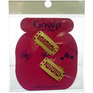 GOSSIP CREAM TISSAGE CLIPS 2PCS 