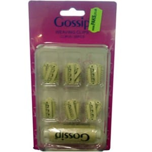 GOSSIP CREAM TISSAGE CLIPS AVEC FIL 36PCS 