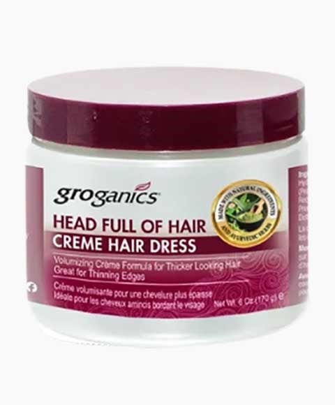GROGANICS HEAD FULL OF HAIR CREME CHEVEUX ROBE VOLUMISANTE CR