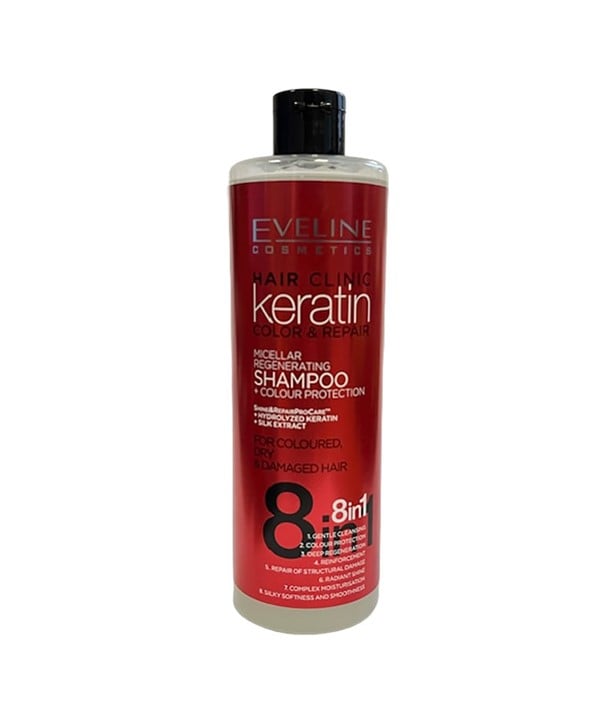 HAIR CLINIC KERATIN SHAMPOOING MICELLAIRE RÉGÉNÉRANT 8 EN 1 