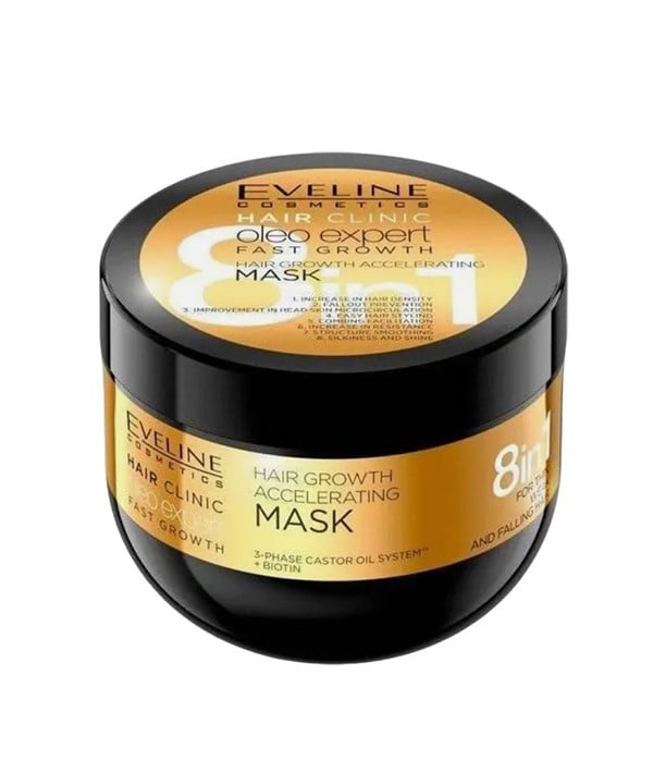 HAIR CLINIC OLEO EXPERT MASQUE MICELLAIRE POUR LA CROISSANCE DES CHEVEUX 8 EN 1 