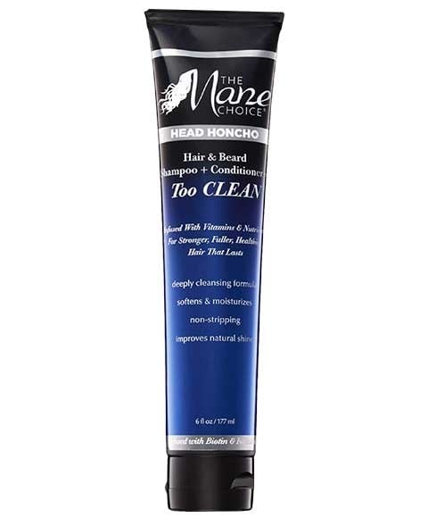 HEAD HONCHO TOO CLEAN SHAMPOOING conditionneur 