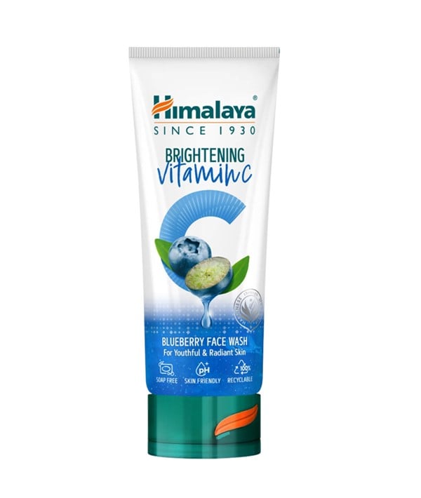 HIMALAYA BRIGHTENING VITAMINE C BLUEBERRY FACE WASH 