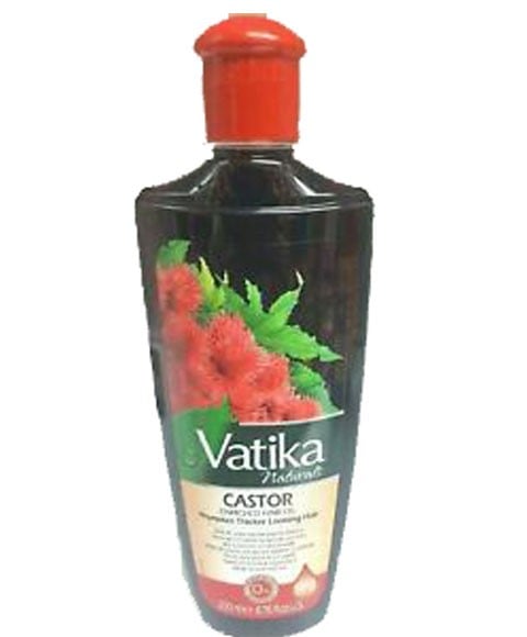 HUILE CAPILLAIRE ENRICHIE DE RICIN VATIKA NATURALS 