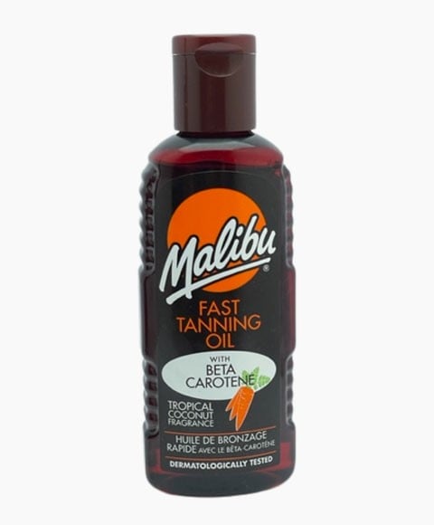 HUILE DE BRONZAGE RAPIDE MALIBU AU BÊTA-CAROTÈNE 