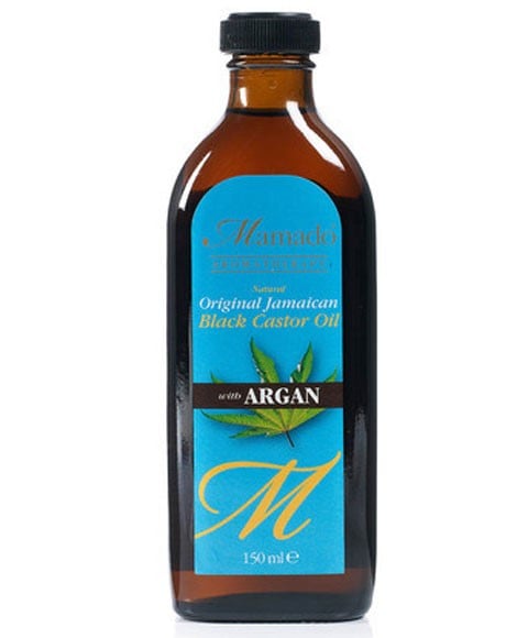 HUILE DE RICIN NOIRE JAMAÏCAINE ORIGINALE NATURELLE À L'ARGAN 