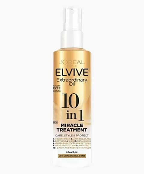 HUILE EXTRAORDINAIRE ELVIVE 10IN1 TRAITEMENT CONGÉ EN MIRACLE