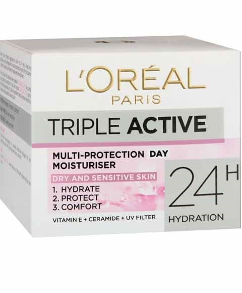 HYDRATATION DE JOUR MULTI PROTECTION TRIPLE ACTIVE HYDRATATION 24H
