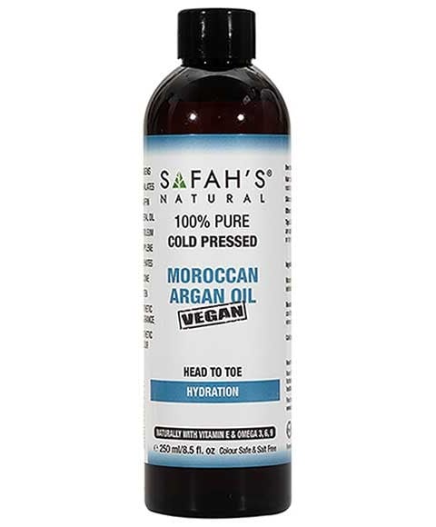 HYDRATATION DE LA TÊTE AUX PIEDS PRESSÉE À FROID HUILE D'ARGAN MAROCAINE 