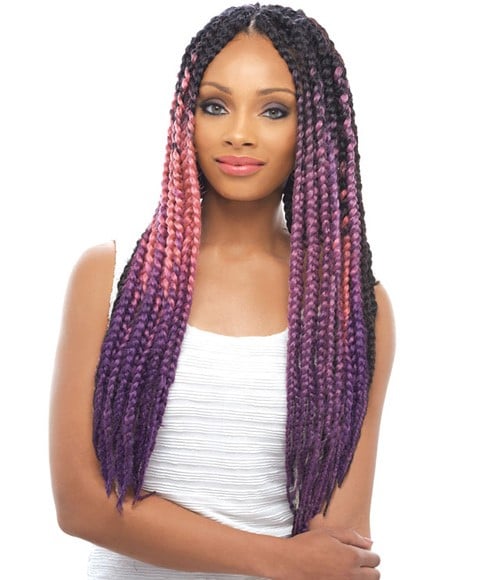 JANET SYN PRÉ TEINT COULEUR PASTEL JUMBO TRESSE KANEKALON 